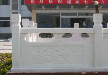 城市街道栏板景观石雕