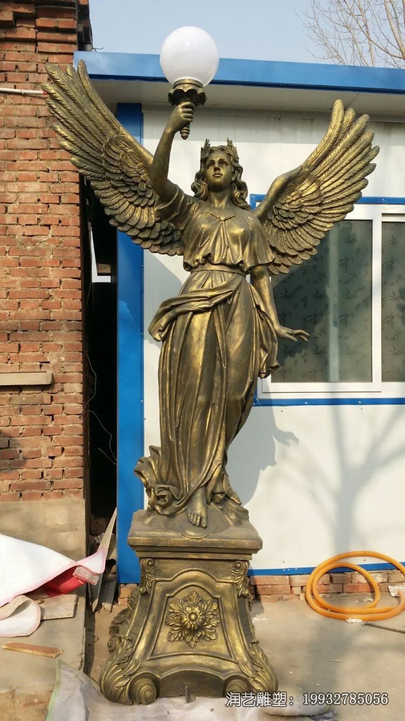 酒店光明天使人物铜雕 酒店光明天使人物铜雕