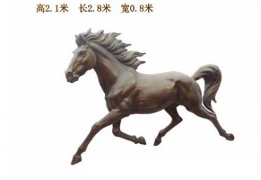 商场马动物铜雕