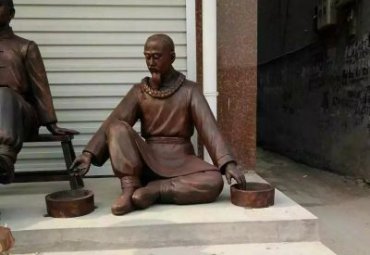 医院中医人物铜雕