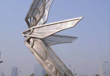 公园不锈钢抽象景观雕塑