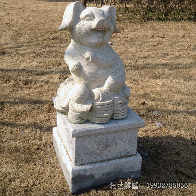 商场十二生肖动物石雕 商场十二生肖动物石雕
