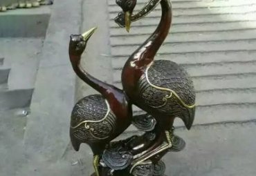 企业天鹅动物铜雕