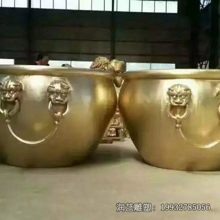 商场水缸景观铜雕 商场水缸景观铜雕