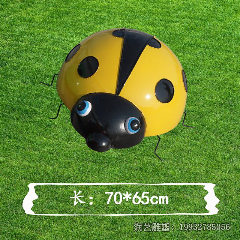 医院不锈钢瓢虫雕塑 医院不锈钢瓢虫雕塑
