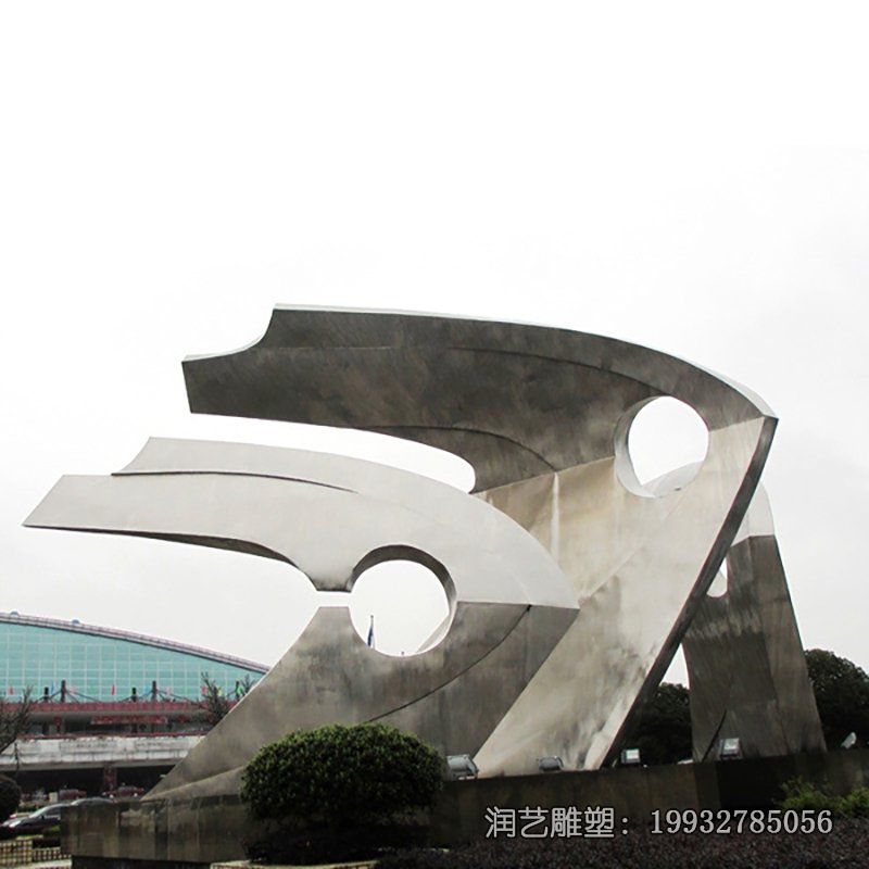 酒店不锈钢鱼动物雕塑 酒店不锈钢鱼动物雕塑