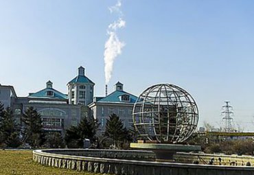景区不锈钢地球仪景观雕塑
