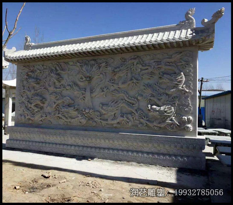 企业浮雕背景墙景观石雕 企业浮雕背景墙景观石雕