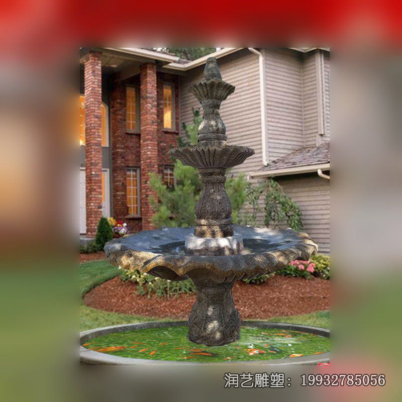 草坪喷泉景观石雕 草坪喷泉景观石雕