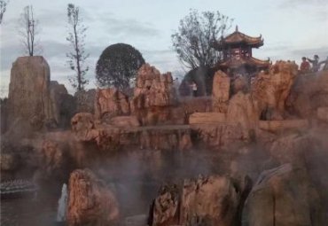 商场假山景观石雕