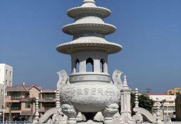 城市大型香炉景观石雕