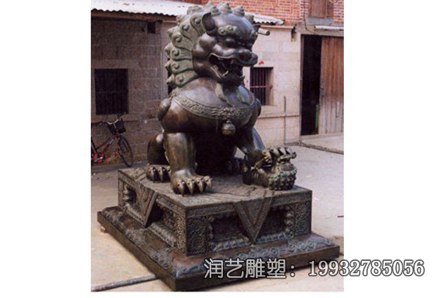 学校狮子动物铜雕 学校狮子动物铜雕
