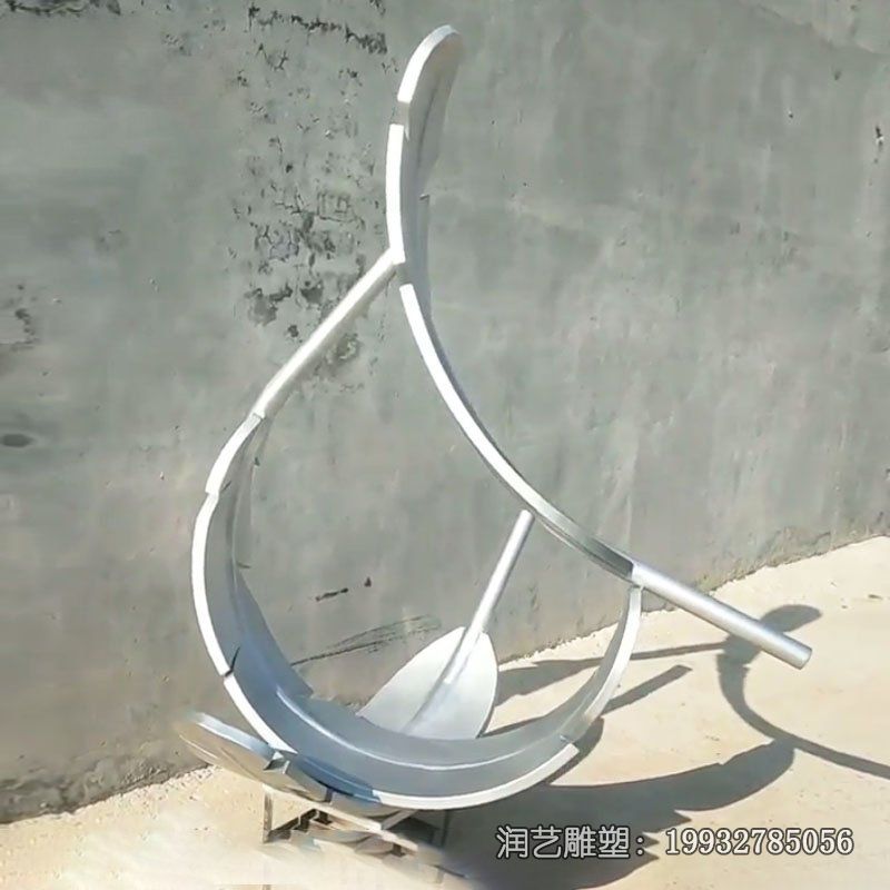 小区不锈钢羽毛景观雕塑 小区不锈钢羽毛景观雕塑