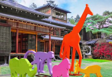 公园不锈钢动物雕塑