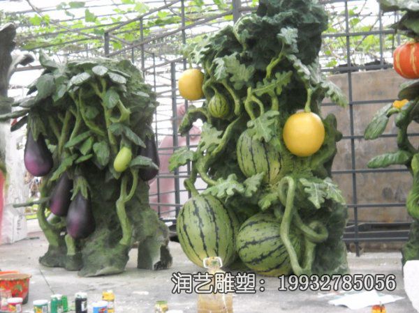 商业街玻璃钢水果雕塑 商业街玻璃钢水果雕塑