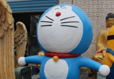 酒店玻璃钢哆啦A梦雕塑