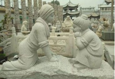 游乐场儿童人物石雕