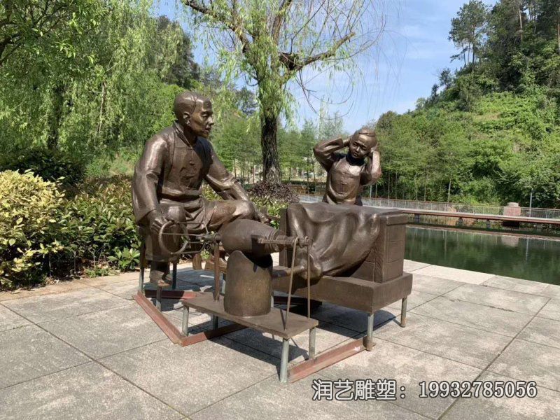 酒店民俗人物铜雕 酒店民俗人物铜雕