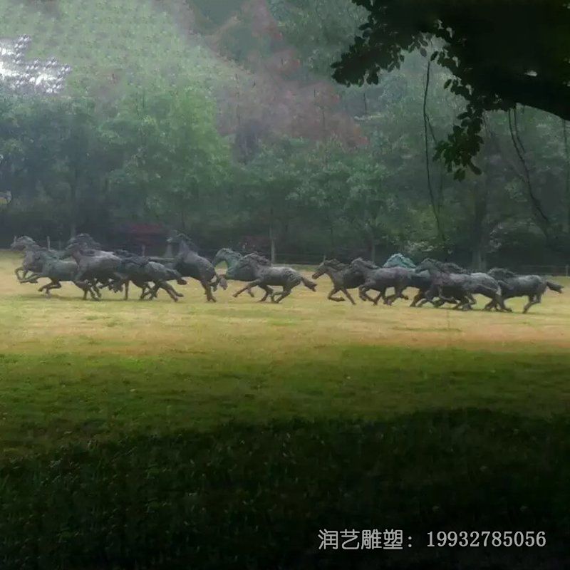 草坪马动物铜雕 草坪马动物铜雕