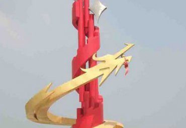 企业不锈钢龙动物雕塑