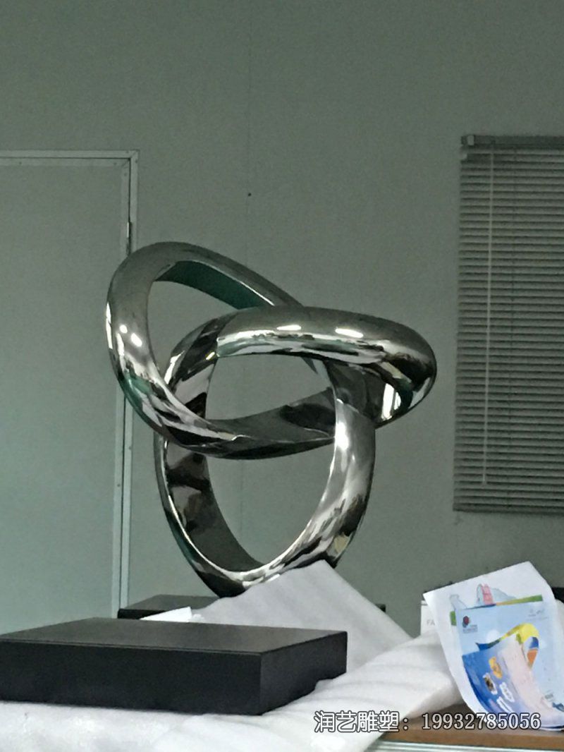 广场不锈钢圆环雕塑 广场不锈钢圆环雕塑