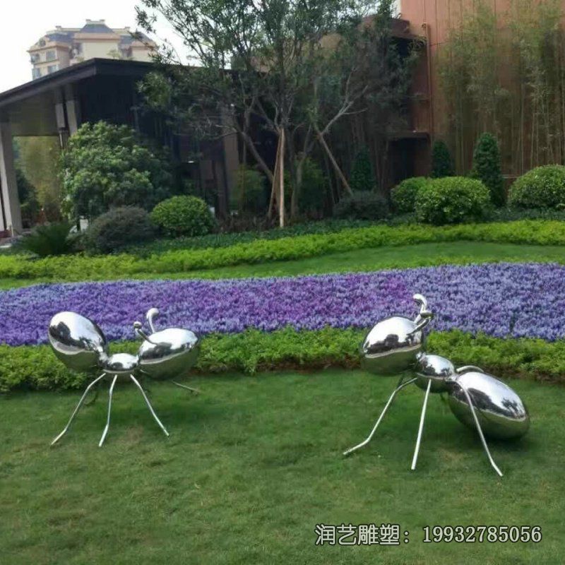 学校不锈钢蚂蚁动物雕塑 学校不锈钢蚂蚁动物雕塑