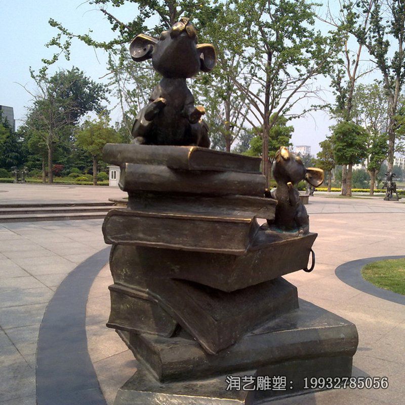 小区十二生肖动物铜雕 小区十二生肖动物铜雕