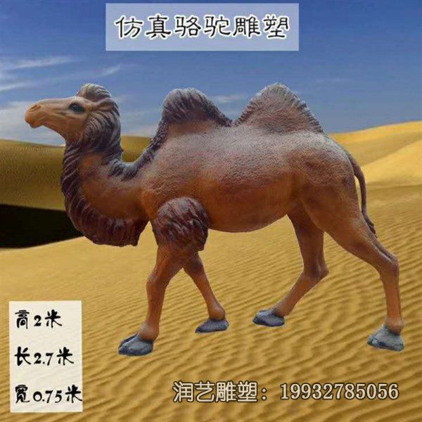 医院玻璃钢骆驼动物雕塑 医院玻璃钢骆驼动物雕塑