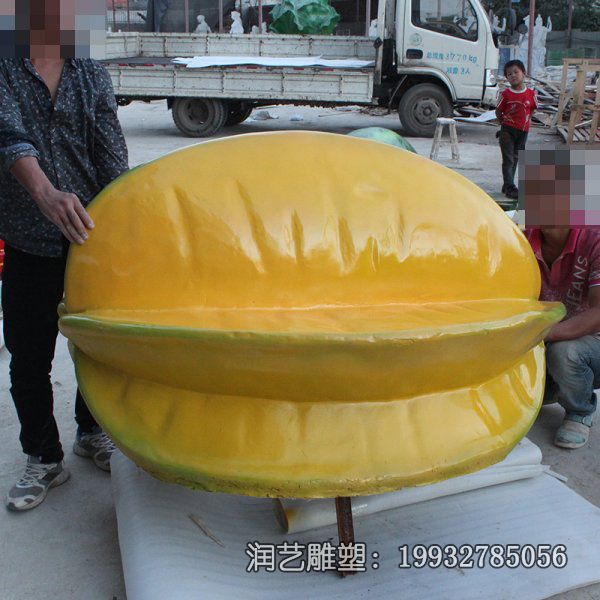 景区玻璃钢水果景观雕塑 景区玻璃钢水果景观雕塑