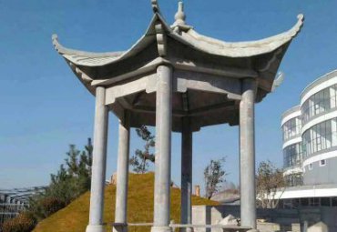 广场大理石凉亭景观石雕