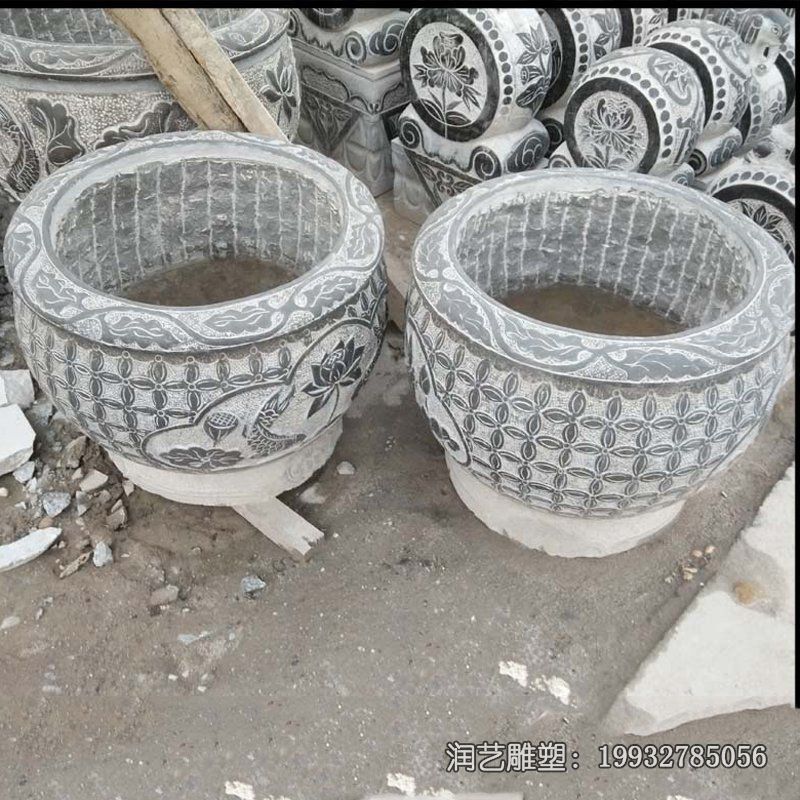医院大理石水缸景观石雕 医院大理石水缸景观石雕