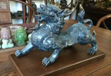 公园貔貅动物铜雕