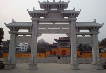 小区牌坊景观石雕