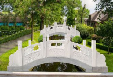 学校桥景观石雕