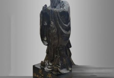 学校孔子人物铜雕