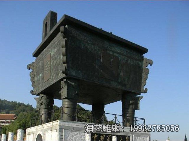 广场鼎景观铜雕 广场鼎景观铜雕