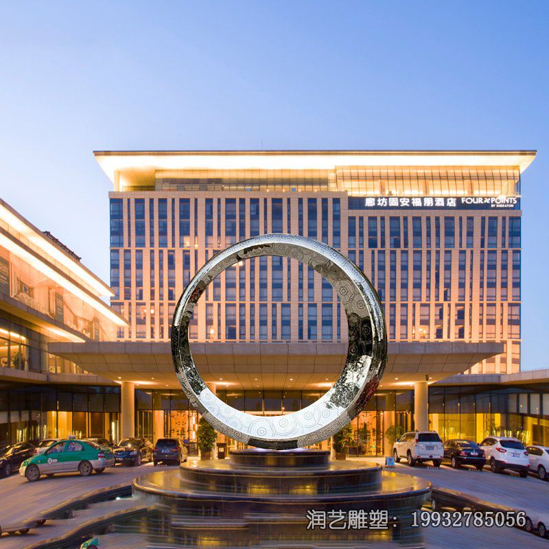 公园不锈钢月亮景观雕塑 公园不锈钢月亮景观雕塑