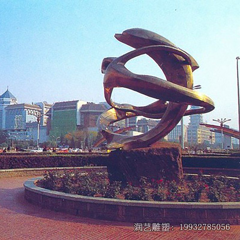 医院不锈钢海豚雕塑 医院不锈钢海豚雕塑