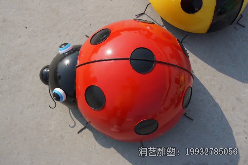 景区不锈钢瓢虫动物雕塑 景区不锈钢瓢虫动物雕塑