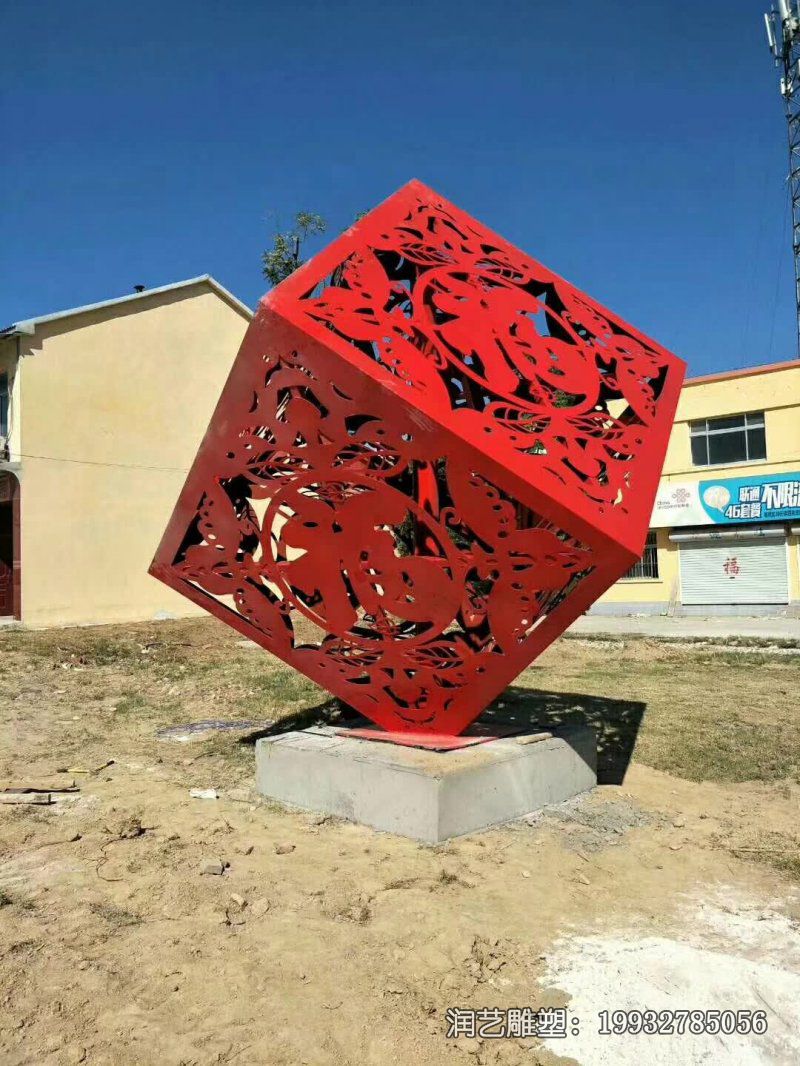 商场不锈钢剪纸景观雕塑 商场不锈钢剪纸景观雕塑