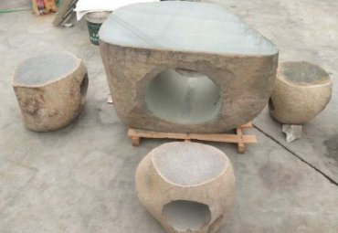 商场创意桌凳景观石雕