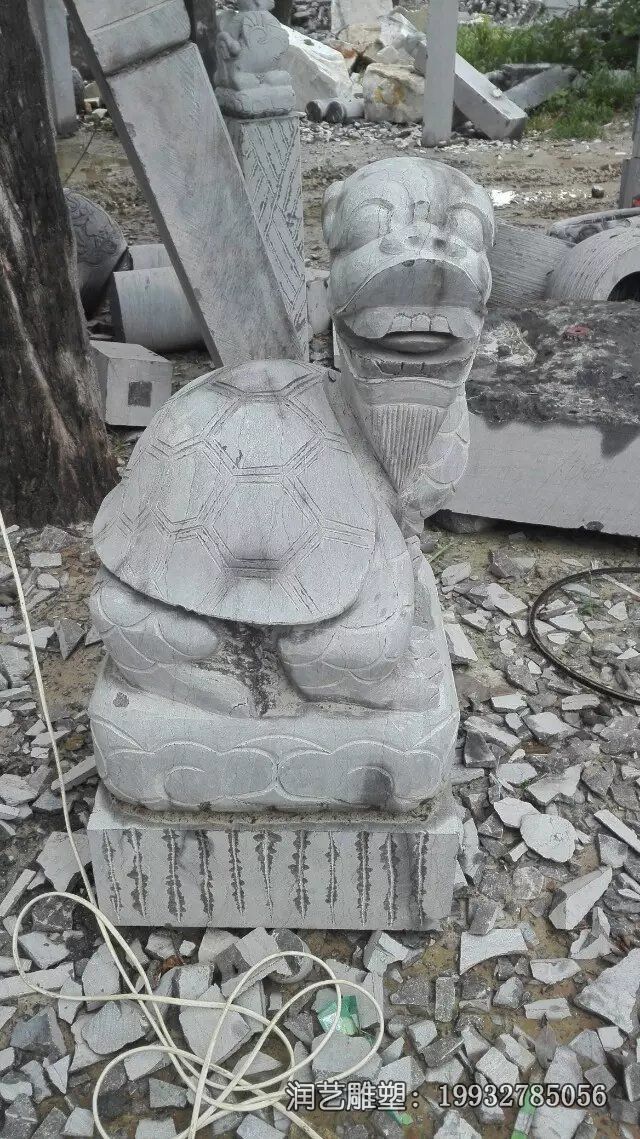游乐场龙龟动物石雕 游乐场龙龟动物石雕