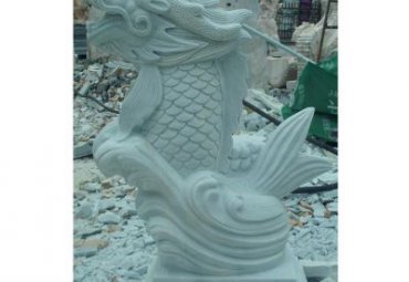 公园龙动物石雕