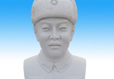 景区雷锋英雄人物石雕