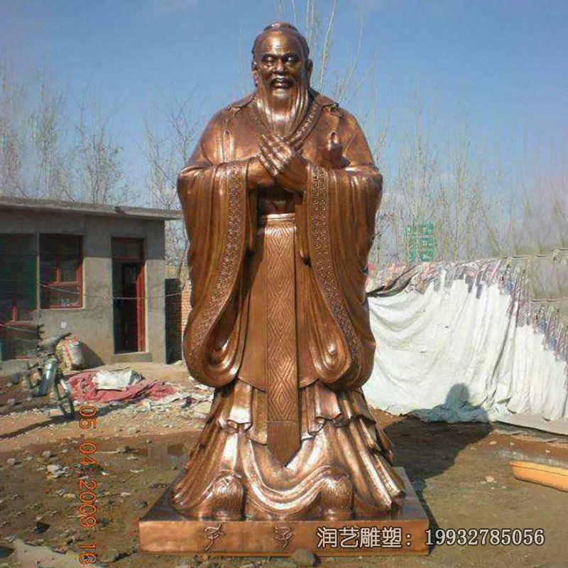 学校孔子人物铜雕 学校孔子人物铜雕