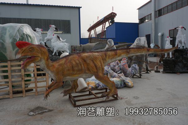 商业街玻璃钢恐龙雕塑 商业街玻璃钢恐龙雕塑