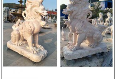 游乐场麒麟动物石雕