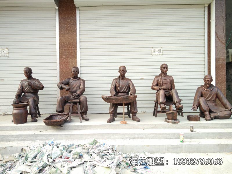 医院中医人物铜雕 医院中医人物铜雕