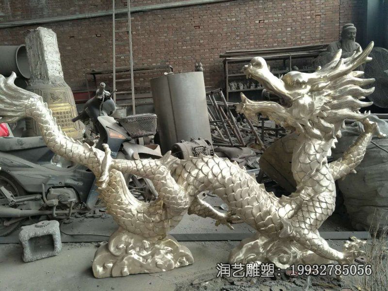 商业街龙动物铜雕 商业街龙动物铜雕