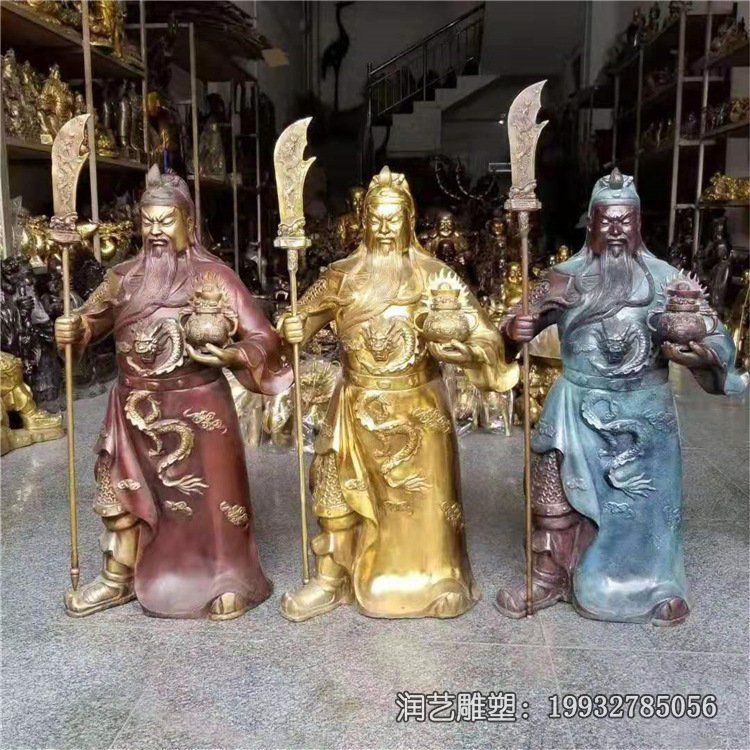 酒店关公人物铜雕 酒店关公人物铜雕